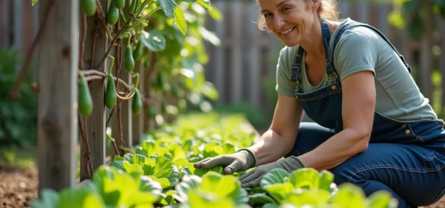 Conseils pratiques pour cultiver concombre et salade au potager et profiter de leur association